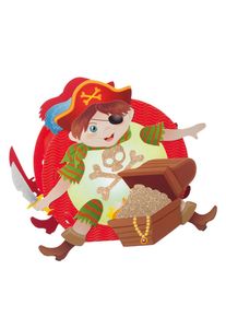 Lantern craft set pirate 26x29x11cm
