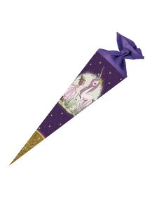 Schultüte Einhorn Prinzessin rund 70cm