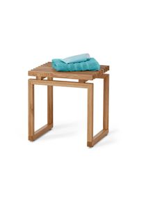 Tchibo - Taboret z drewna dębowego - kolor: brązowy