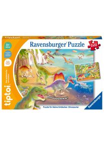 Ravensburger gioco educativo puzzle dinosauro 2x12 pezzi
