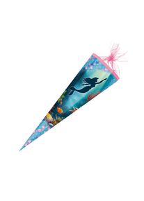 Schult&uuml;te Meerjungfrau eckig mit T&uuml;llverschluss 85cm