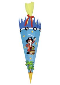 School cone craft set Easy Line Pirate blue