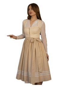 INNA.Trachten Dirndl 'Berg & Stadt' Damen beige Größe 32