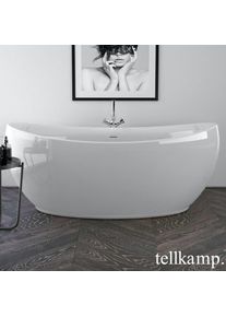 Tellkamp Spirit Baignoire balnéo ovale en îlot, W100-283-0B-A/CR,