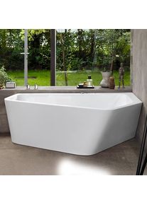 Duravit Paiova 5 Baignoire balnéo d’angle, avec tablier, 760395000CE1000,