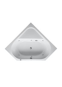 Duravit D-Code Baignoire balnéo d’angle, 760137000JP1000,