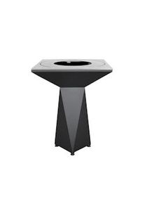OutInFire Braciere da giardino, Barbecue con griglia con foro per wok in acciaio - G1 Basic grafite