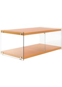 Kayoom TV-Schrank »TV-Tisch Elementary, eckige Form, viel Ablagefläche«, (1 St.), TV-Tisch, gehärtetes Glas, pflegeleicht