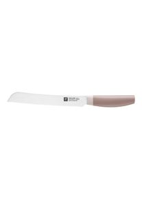 Zwilling Now S Couteau à pain 20 cm, Rose, Tranchant en dents de scie