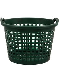 siena GARDEN, Komposter + Gartensack, Gartenkorb grün mittel, geloch (31 l)