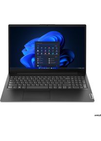 Lenovo V15 15.6 FHD/R5 7520U/8G/512G/W11H (15.60", AMD Ryzen 5 7520U, 8 GB, 512 GB, FR), Notebook, Schwarz