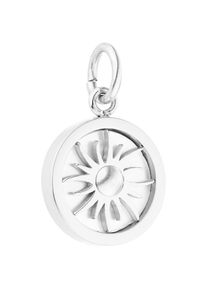PURELEI , Kettenanhänger »Schmuck Geschenk Sun Sonne Anhänger für Halskette, 23421-Charm-Sun«, mit Perlmutt , edelstahlfarben-perlmuttfarben ,...