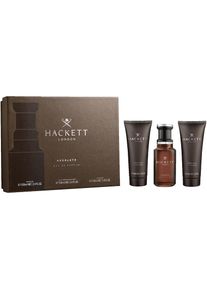 Hackett London , Duft-Set »Hackett ESSENTIAL Gift Set 100ml EdP + SG 100ml + Pen Spray 10ml«, (Set, 3 tlg.), Holzig-aromatischer Duft mit...