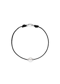 ADRIANA , Armband »Capri, C8-S«, Made in Germany - mit Süßwasserzuchtperle , silberfarben-schwarz-weiß , Modisches Armband für jeden Tag