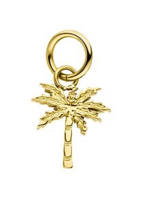 PURELEI , Kettenanhänger »Schmuck Geschenk Palmtree Halsschmuck Anhänger Halskette, 2043-Charm« , gelbgoldfarben , Anhänger mit einer kleinen Palme