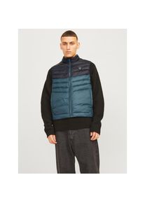 Jack & Jones Jack & Jones , Herren,Damen , Steppweste »JJESPRINT BODYWARMER COLLAR NOOS« , Magical Forest Detail:BLACK BLOCKING , M , M , Praktische Weste von...