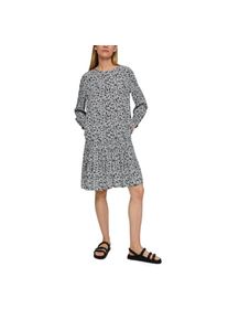 s.Oliver , Midikleid mit Musterung , blue , N-Gr , 36 -N-Gr , 36 , Kleid von s. Oliver