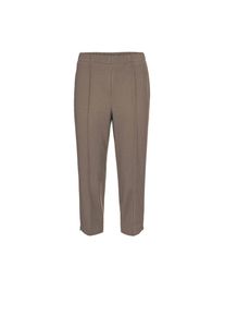 GOLDNER , Caprihose »7/8-Rippenhose Trageangenehme 7/8-Rippenhose« , taupe , N-Gr , 50 -N-Gr , 50 , Trageangenehme strapazierfähige Wirkqualität