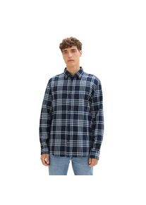 Tom Tailor Denim , Karohemd, mit Karo Muster , blue light blue check , N-Gr , XL -N-Gr , XL , Kariertes Hemd von Tom Tailor Denim