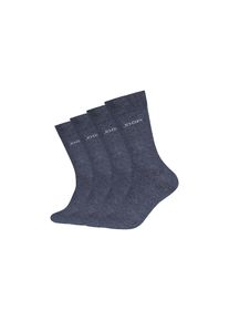 JOOP! , Socken »premium essentials«, (4er Pack), Premium Essentials, verstärkte Ferse, haltbare Spitze , blue melange , 43 (46) , 43 (46) , CREW...