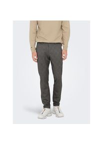 Only & Sons ONLY & SONS , Chinohose »ONSMARK PANT HERRINGBONE PRINT GW 3361BF« , Hot fudge , Länge 34 , 29 -Länge 34 , 29 , Gürtelschlaufen, Chino-inspirierter...