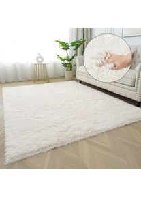 my home , Hochflor-Teppich »Leava, besonders weich und kuschelig, leichter Glanz« rechteckig 37 mm Höhe uni, Mikrofaser Teppiche, Plüsch,...