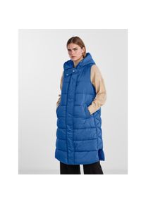 Y.A.S, Damen, Steppweste &raquo;YASLIRO PADDED VEST S. NOOS&laquo;, federal blue, S, federal blue, Lange Pufferweste von Y.A.S