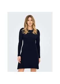 Only, Damen, Midikleid &raquo;ONLMILA SL BUTTON O-NECK DRESS EX KNT&laquo; Sommerkleid, Night Sky, N-Gr, L (40) -N-Gr, Night Sky, Kleid in Midil&auml;nge von Only