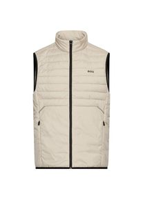 BOSS Green, Herren, Steppweste &raquo;V Urbanex Vest&laquo; mit soften Stretch-Eins&auml;tzen und reflektierenden Details, Light Beige271, L, Light Beige271, 
