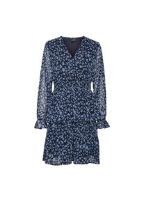 Véro Moda Vero Moda , Minikleid »VMHOLLY LS SMOCK SHORT DRESS WVN GA« Sommerkleid , Navy Blazer AOP:Zoie , N-Gr , L -N-Gr , L , Pflegeleichtes Polyester:...