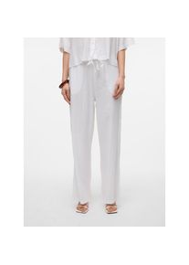 Véro Moda Vero Moda , Schlupfhose »VMLINN LINEN PANTS WVN NOOS«, Sommerhose, mit Leinen , Snow White , N-Gr , L (40) -N-Gr , L (40) , Weite Hose von Vero Moda