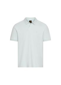 BOSS Orange, Herren, Poloshirt &raquo;Pe Interlock&laquo; aus Baumwoll-Piqu&eacute; mit Logo-Print Regular, Open Blue474, XXL, Open Blue474, Poloshirt von BOSS Orange 