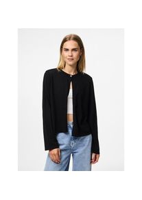 Pieces , Strickjacke »PCORINA LS O-NECK KNIT CARDIGAN PWP BC« , Black , XL , XL , Gestrickter Cardigan von Pieces