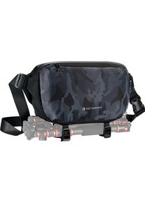 K&F Concept Sling Bag 10L Urban Wander 01 (Black+Camouflage) (Kamera Schultertasche, 10 l), Kameratasche, Schwarz