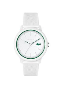 Lacoste, Armbanduhr, 12.12, Weiss, (Analoguhr, 42 mm)
