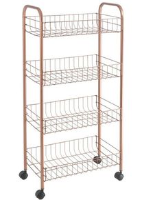 Metaltex Rollwagen »Ascona« 4 Etagen in braun, Größe B/H/T: 41 cm x 86 cm x 21 cm