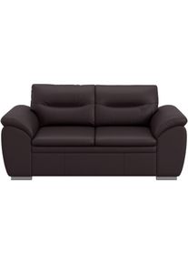 COTTA 2-Sitzer »Leandra« Polstergarnitur in braun, Größe B/H/T: 185 cm x 88 cm x 90 cm