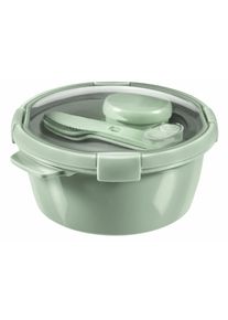 curver D&oacute;za SMART TO GO ECO 1,6l guľat&aacute; s pr&iacute;borom, mi&scaron;tičkou a t&aacute;ckou | zelen&aacute;