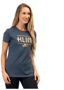 Klim Kute Corp, t-shirt women , color: Dark Blue/Orange , size: XL