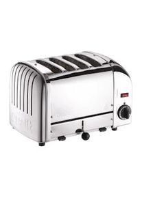 Torradeira de pão de 4 fatias em aço inoxidável Dualit F209