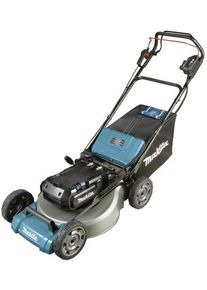 Makita LM001CZ Akku-Rasenmäher Schnittbreite max. 53cm ohne Akku Schnitthöhenverstellung blau schwarz