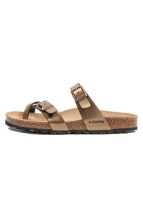 billowy Teenslippers bruin - 56% | Maat: 40 |