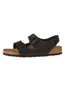 Birkenstock Leren sandalen "Milano" zwart - wijdte S - 28% | Maat: 37