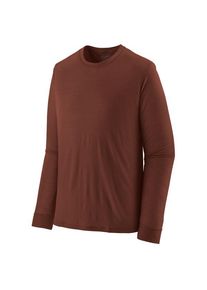 Patagonia L/S Cap Cool Merino Shirt Merino shirt Men (S, brown)