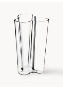 iittala Wazon ze szkła dmuchanego Alvar Aalto Transparentny Szkło S 17 x W 25 cm