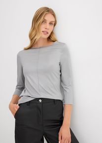 bonprix Női Fényes póló, szürke, 56/58