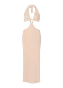 Moda Minx Partykleid 'Scrunch' Damen beige Größe 36/38 Unifarben