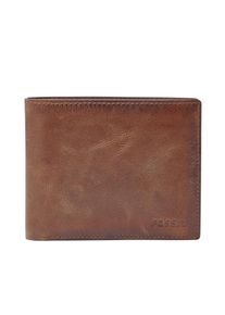 Fossil Heren Portemonnee 'Derrick' bruin XS-XXL