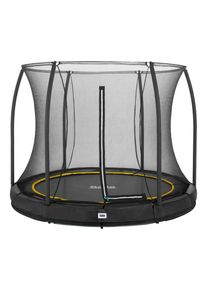 Trampolin Salta Comfort Ground , Schwarz , Metall, Kunststoff, Textil , Freizeit & Co, Gartenspielzeug, Hüpfburgen & Trampoline