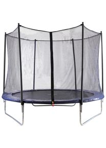 Xxxl Trampolin Ax001-10-3 , Blau, Schwarz , Metall, Kunststoff , rund , 240 cm , EN 71 , Freizeit & Co, Gartenspielzeug, Hüpfburgen & Trampoline